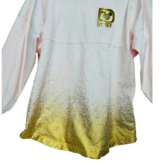 2021 Walt Disney World Spirit Jersey – Blush Pink with Gold Foil Logo Size Small - Picture 6 of 8